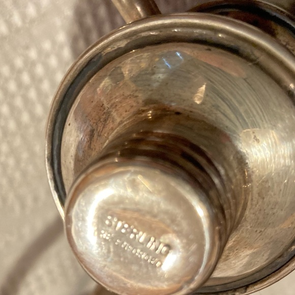 Vintage candelabra  4 candles Sterling Silver candelabra true vintage candelabra - Picture 7 of 7